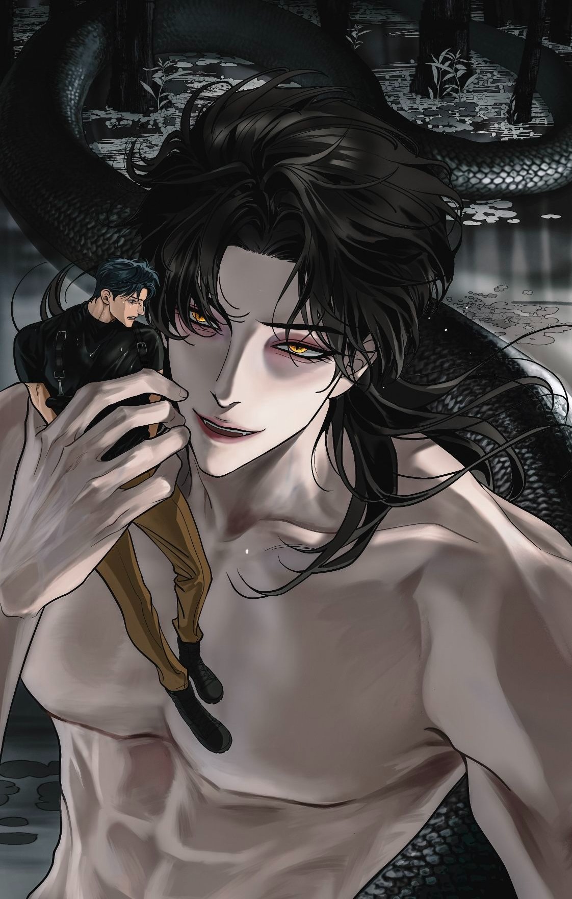 Bị Đại Boss Trăn Khổng Lồ Trong Phó Bản Kinh Dị Quấn Lấy